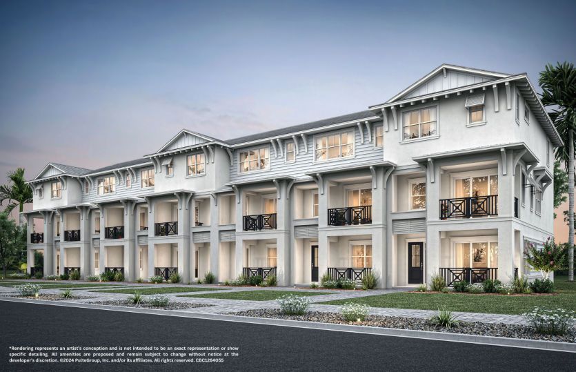 Exterior 7-Unit Rendering