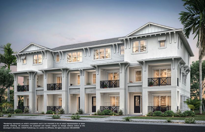 Exterior 4-Unit Rendering