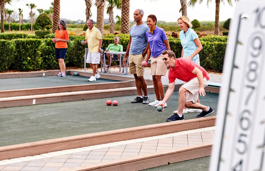 Enjoy a game of Bocce Ball