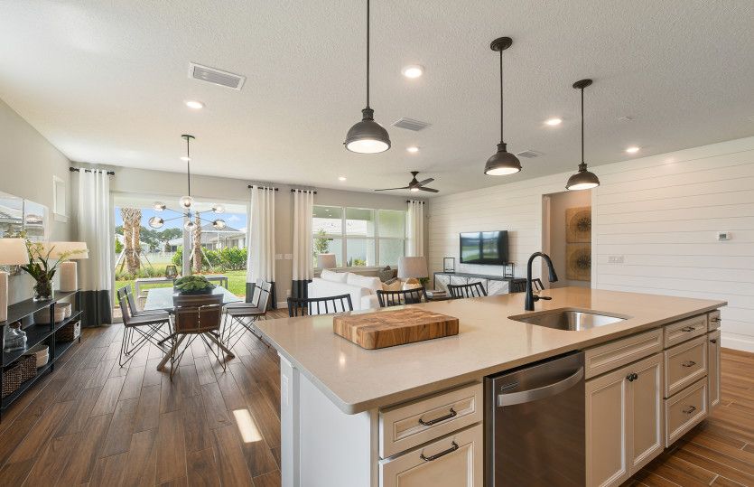 Kitchen Overlooking the Gathering Room