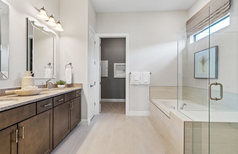 Owner's Bathroom with Double Sink Vanity