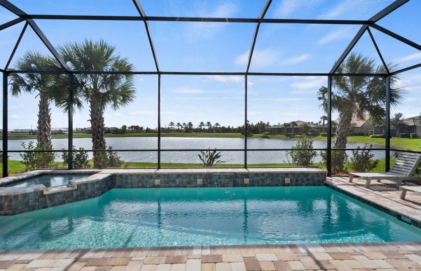 Custom Pool with Water Views