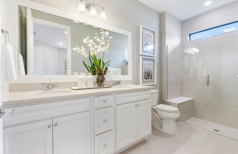Owner's Bath with Double Vanity