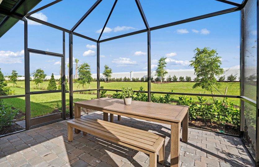 Enjoy your morning coffee in the screened in lanai