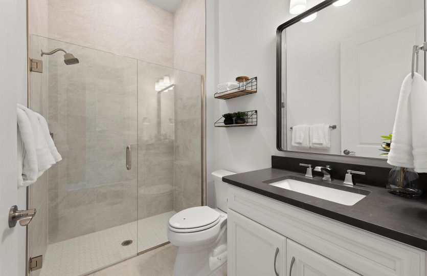 Third bathroom with walk-in shower | Model Representation