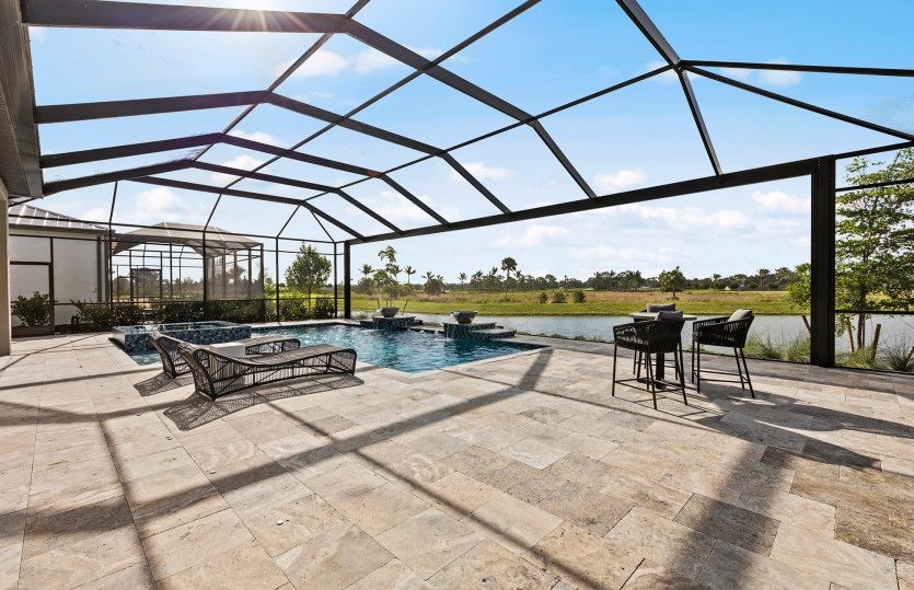 Oversized pool deck