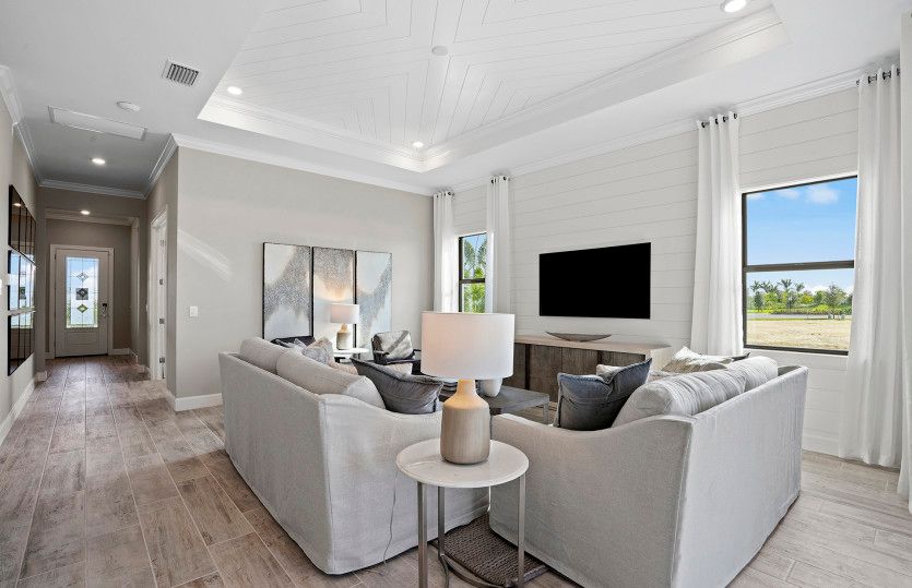 Spacious gathering room, great for hosting friends and family