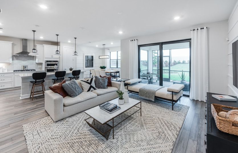 Spacious gathering room
