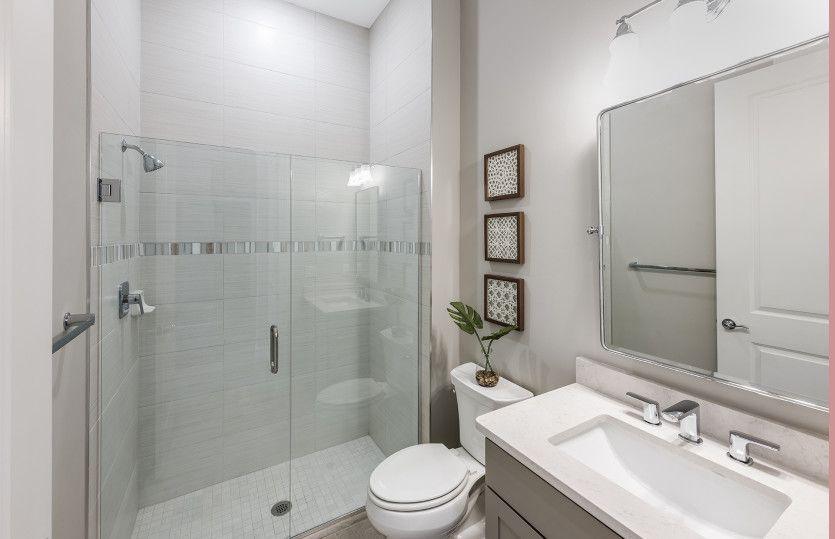 Secondary bathroom