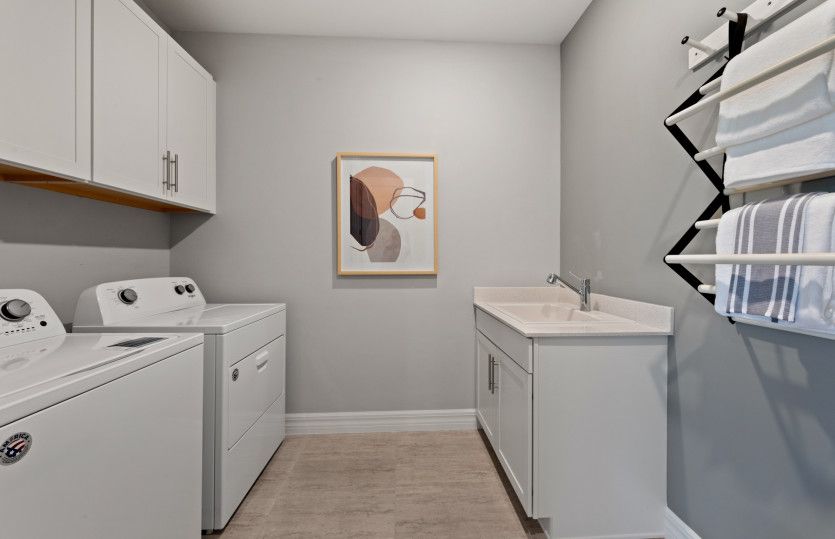 Large laundry room