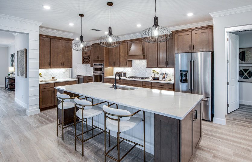 Pro-series kitchen featuring stainless steel appliances