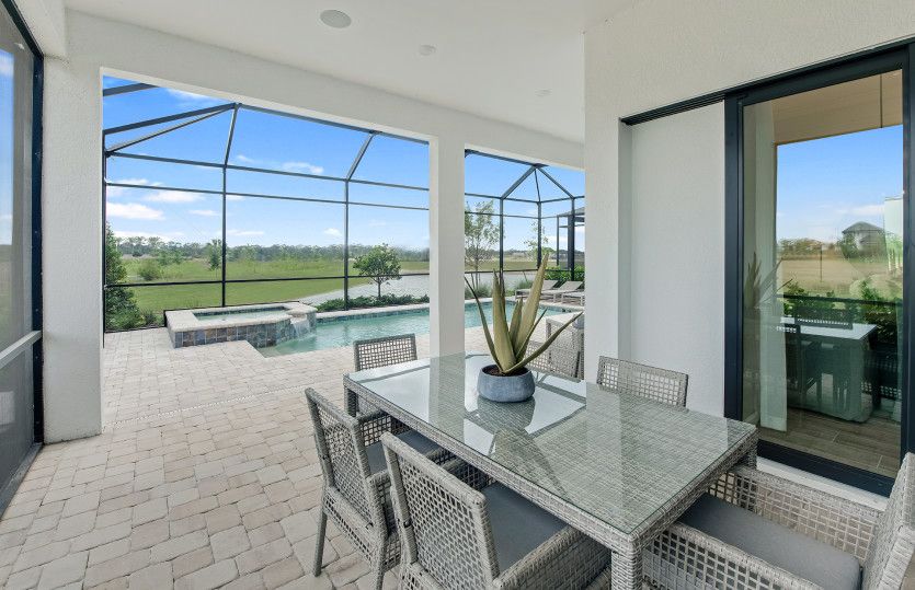 Covered outdoor space to enjoy