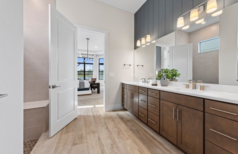 Owner's Bath with Dual Vanities