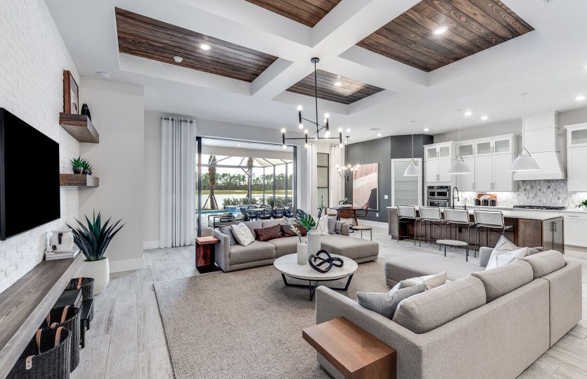 Opulent gathering room