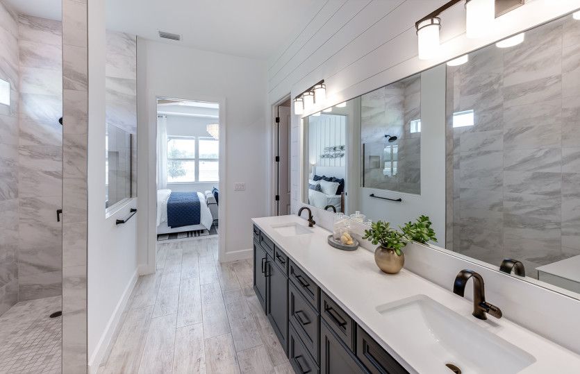 Owner's suite with dual sink vanity