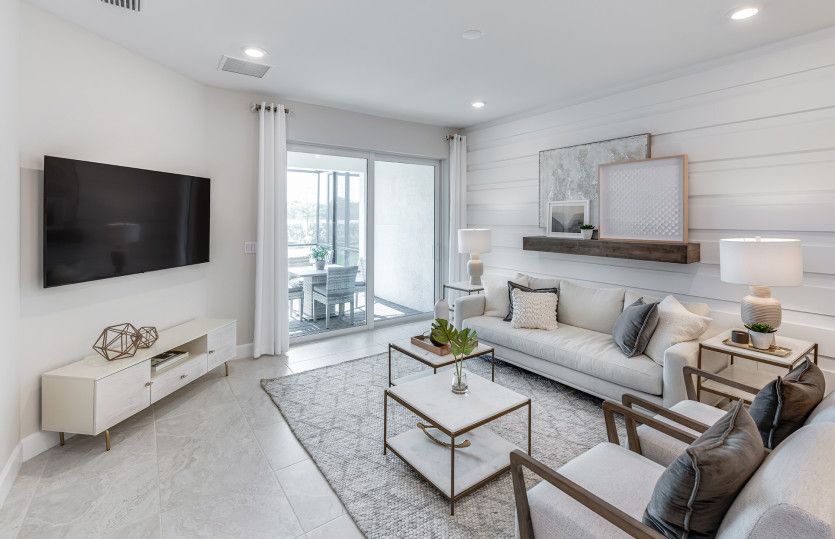 Spacious gathering room