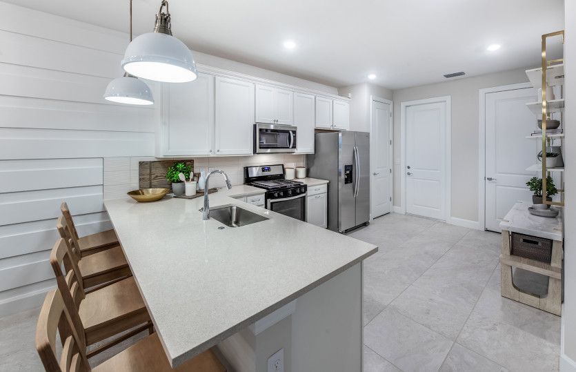 Pro-series kitchen with designer finishes