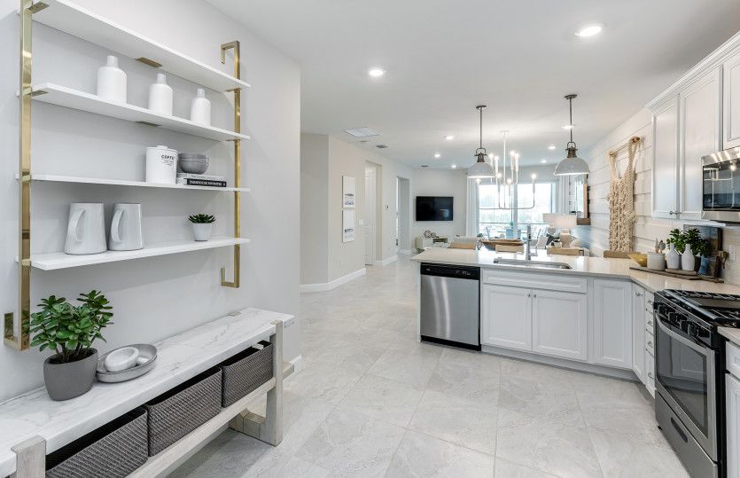 Kitchen with ample storage