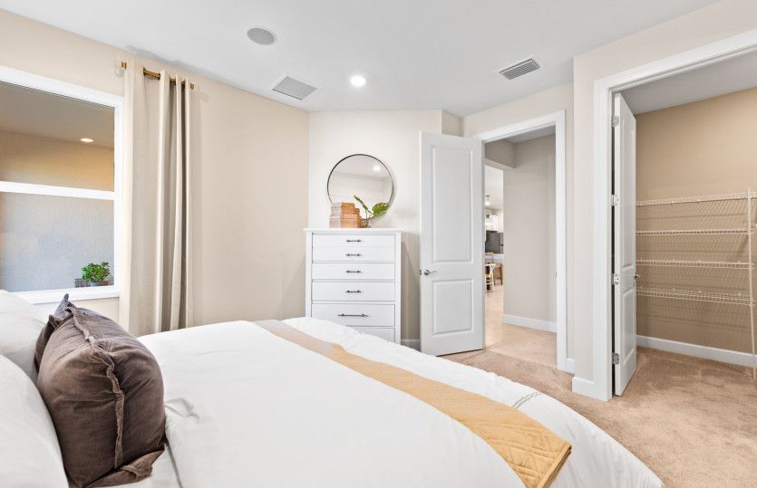 Bedroom 2 with walk-in closet