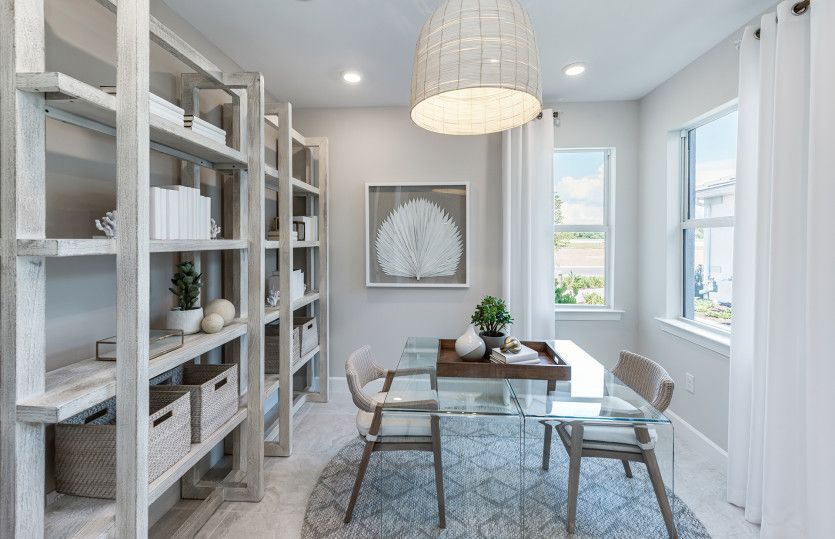 Flex room or optional den with french doors, perfect space for a home office