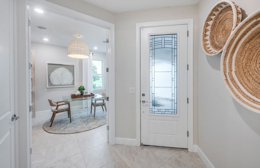 Bright foyer