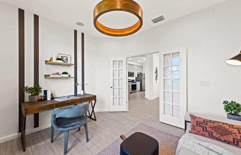 Flex room, or den option with french doors *as shown