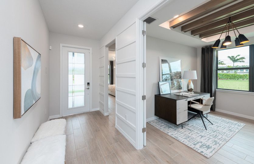 Entry and flex room