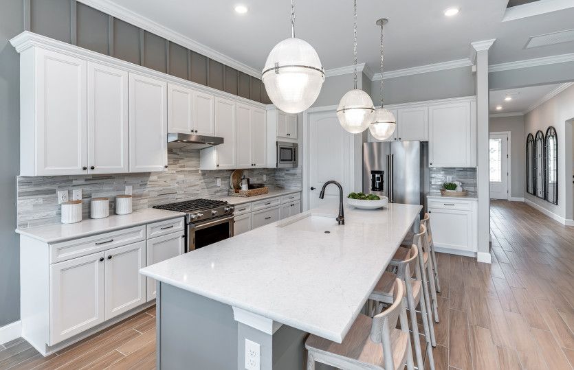 Kitchen with ample storage