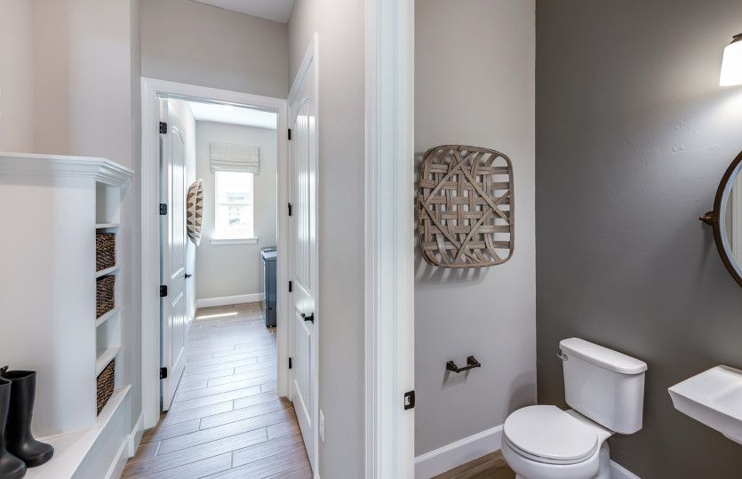 Powder bathroom, perfect for guests