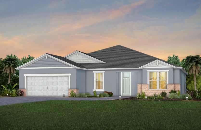 Exterior C2 with stone