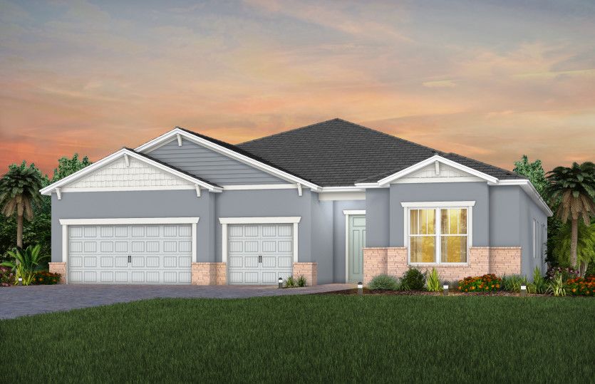 Exterior C2 with stone