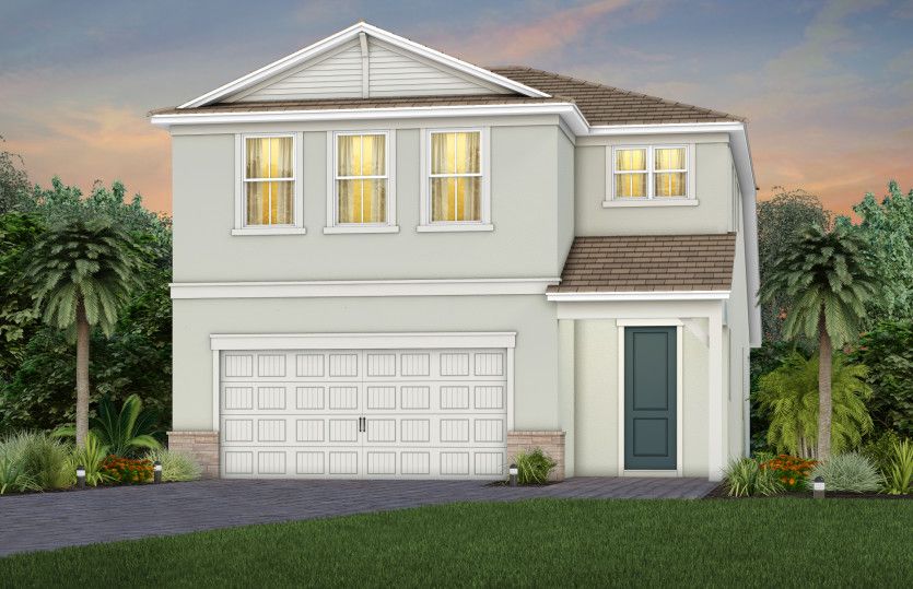 Seaport Exterior CO1 with Stone
