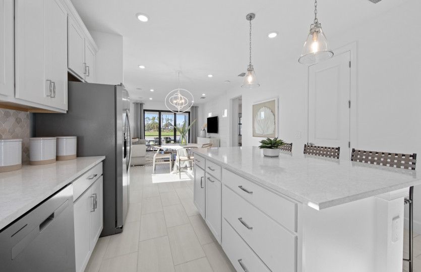 Bright kitchen with tons of natural light
