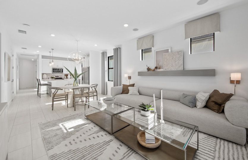 Open and bright gathering room