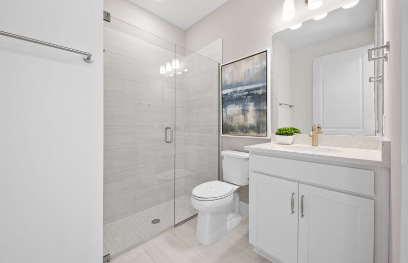 Secondary bathroom