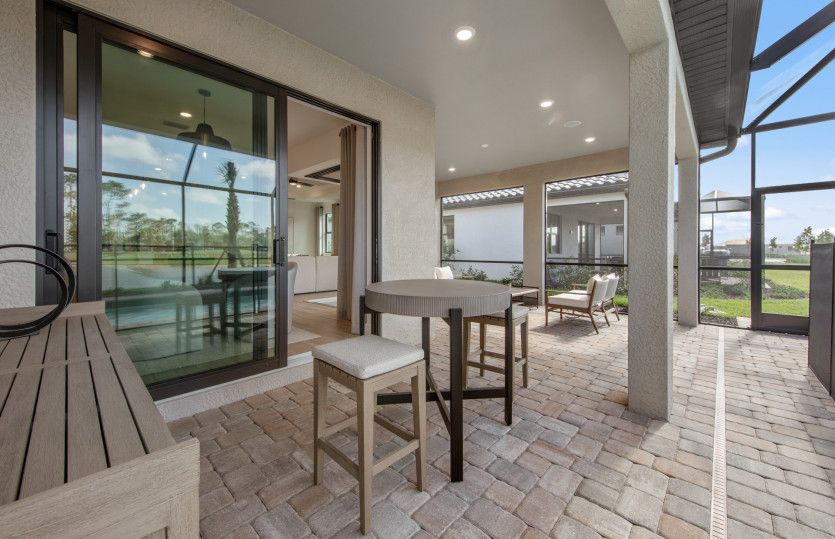 Outdoor seating area