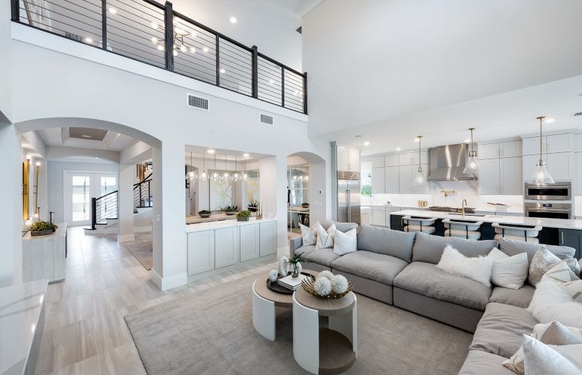 Main House Spacious Gathering Room with Ample Natural Light