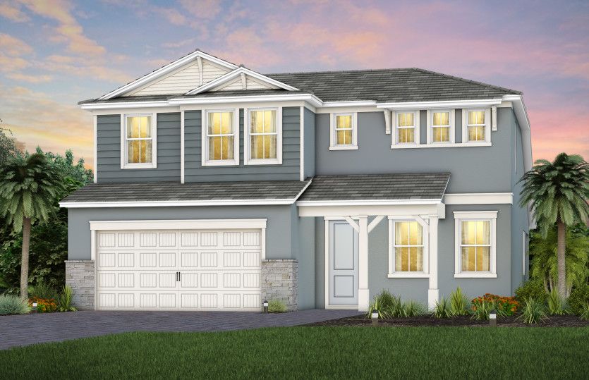 Burbank Exterior CO2 with Stone