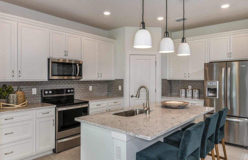 Kitchen with Stainless Steel Appliances