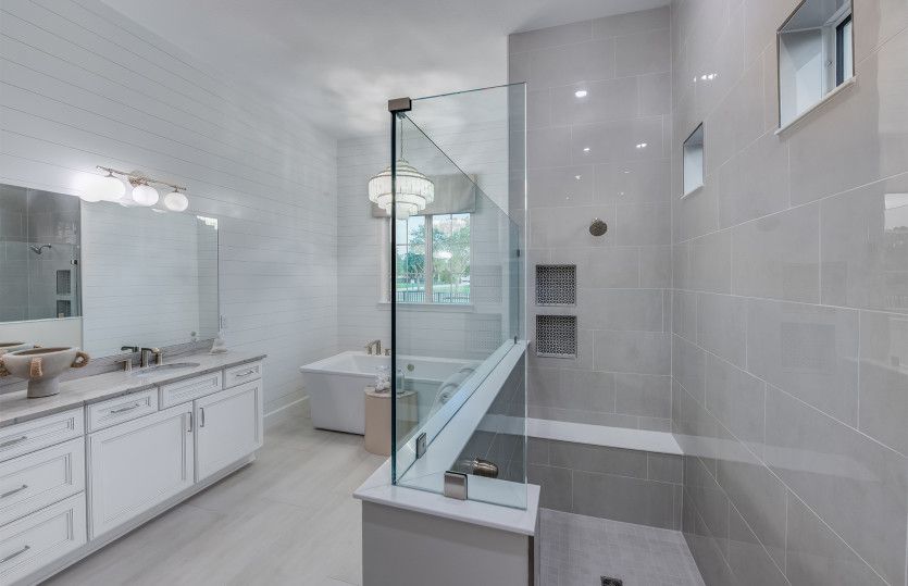 Owner's Bath with Extended Walk In Shower