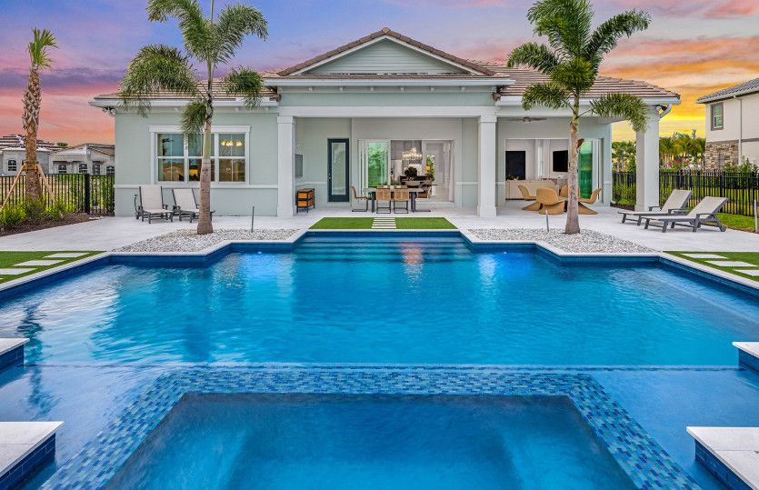 Backyard Pool and Spa