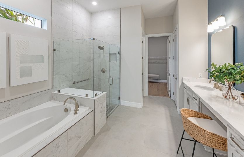 Owner's Bathroom with Optional Tub and Walk-In Shower