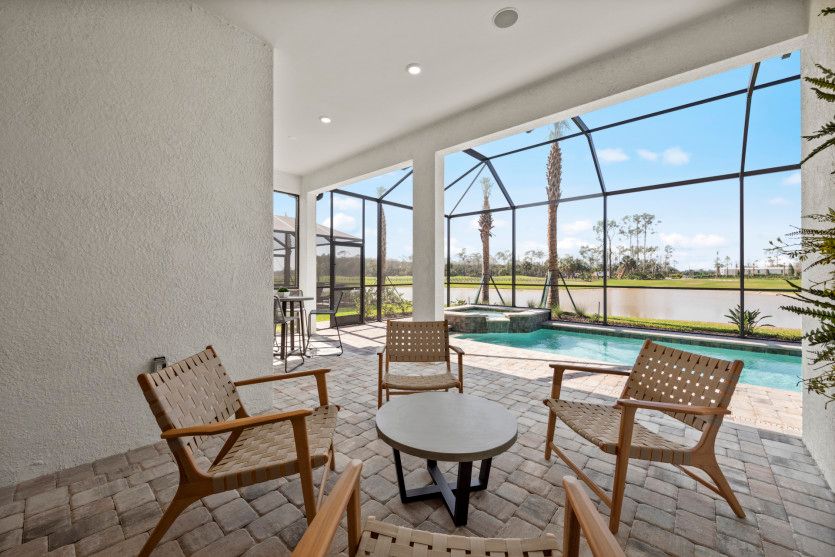 Outdoor seating area