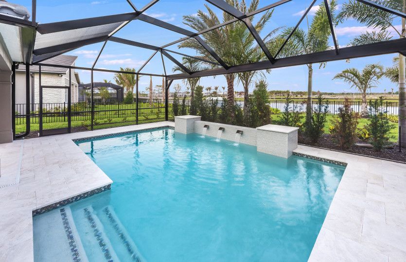 Backyard with Lake Views
