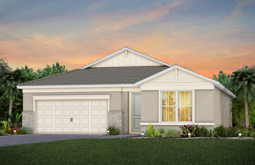 Cedar Exterior CO1 with Stone
