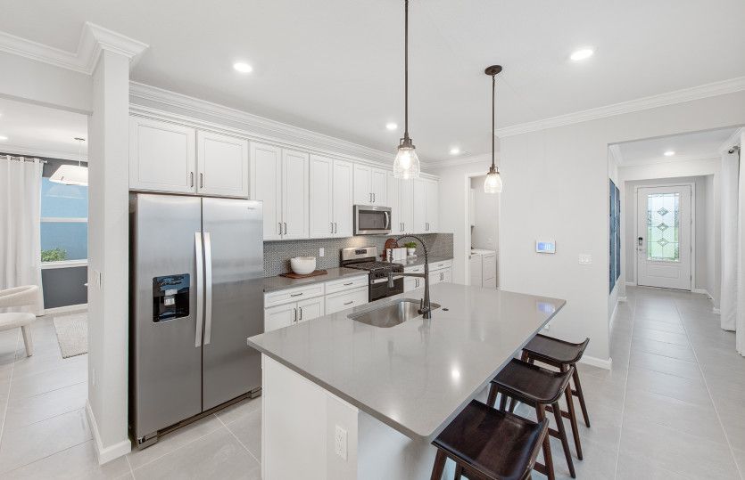 Kitchen with Ample Storage Options