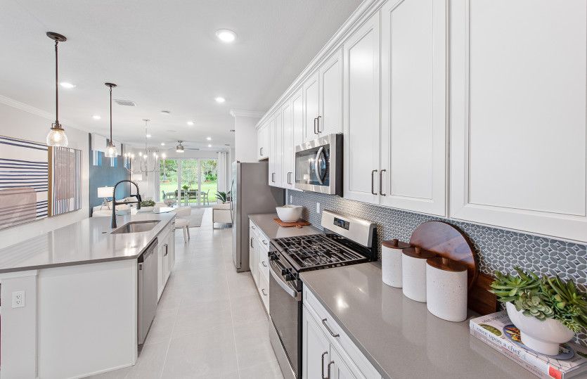 Gourmet Kitchen with Stainless Steel Appliances