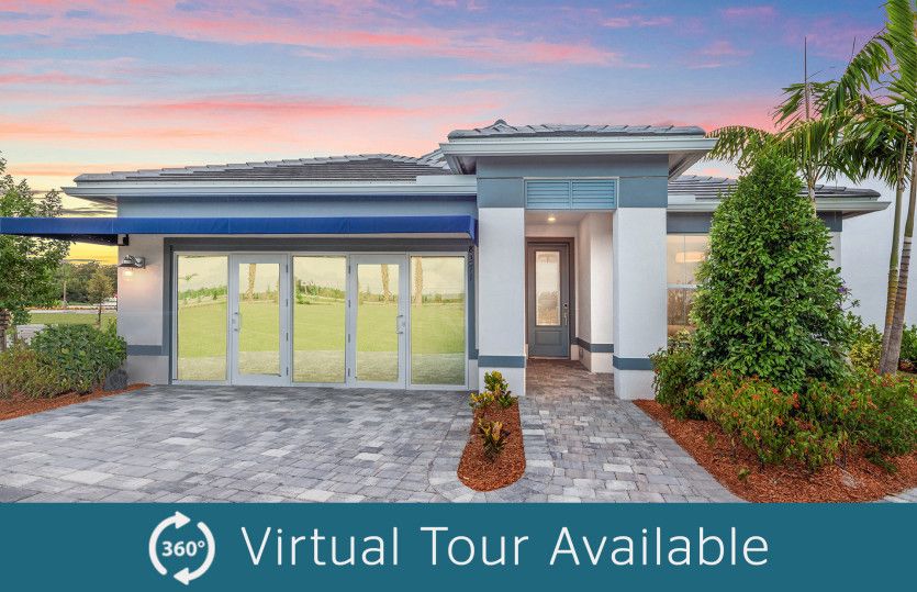 Highgate Plan at Harbor Isle in Vero Beach, FL by DiVosta Homes