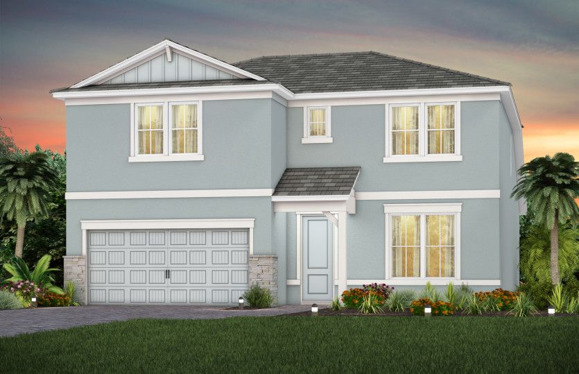 Whitestone Exterior CO1 with Stone