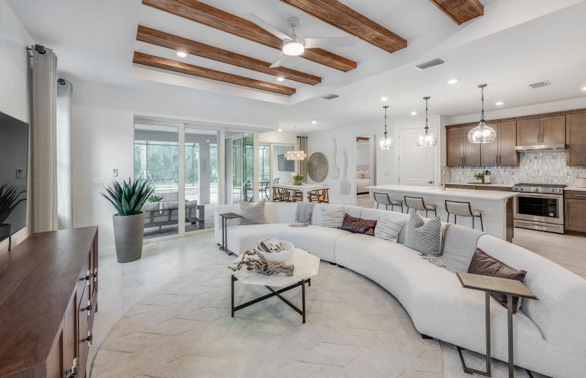 Spacious living room, perfect for entertaining | Model Representation